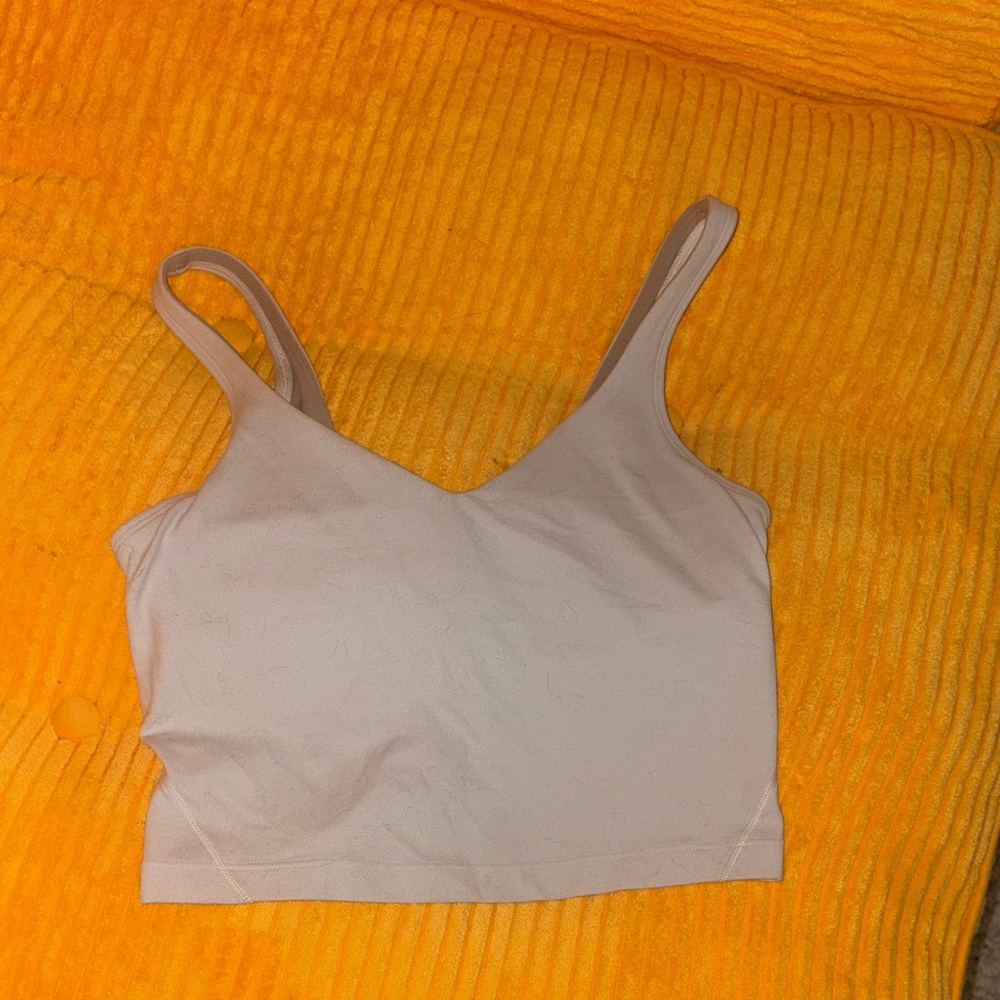 lululemon athletica Beige Crop Top